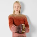FENDI Fendigraphy Mini Mini-bag in leather and suede with two-tone inlay - Image 3
